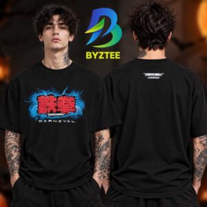 CARNIVAL x TEKKEN COLLECTION Merch TEKKEN 3 Y2K Tekken Kanji Logo Two Sided Unisex T Shirt