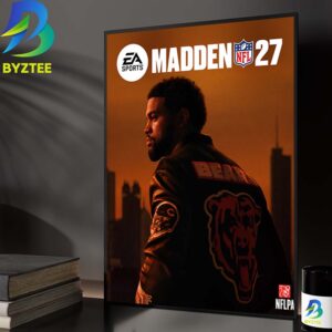 Caleb Williams EA SPORTS Madden Covers NFL 27 Home Decor Poster Canvas
