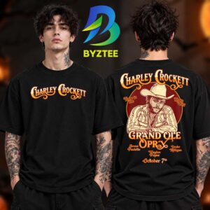 Charley Crockett Texas In The City Event Tee At Grand Ole Opry Texas In The City On October 7 2026 Two Sided Unisex T Shirt