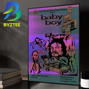 Chat Pile Baby Boy Los Angeles CA Event Poster At Brain Dead Studio In Los Angeles CA October 2026 Home Decor Poster Canvas