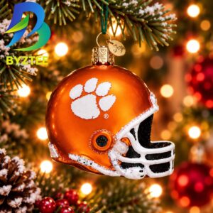 Clemson Helmet NCAA Gifts For Fan Christmas Tree Decorations Ornament