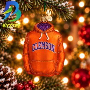 Clemson Hoodie NCAA Gifts For Fan Christmas Tree Decorations Ornament
