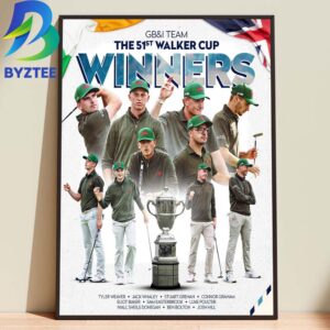 Congrats Great Britain And Ireland Are Your Champions 2026 Walker Cup For The First Time Since 2015 Home Decor Poster Canvas