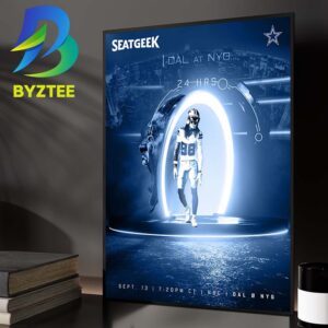 Dallas Cowboys Vs New York Giants Week 1 NFL At MetLife Stadium In East Rutherford NJ On September 13 2026 Home Decor Poster Canvas
