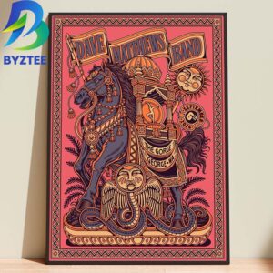 Dave Matthews Band George Wa Event Poster Night 3 At The Gorge Amphitheatre In George WA On September 6 2026 Home Decor Poster Canvas