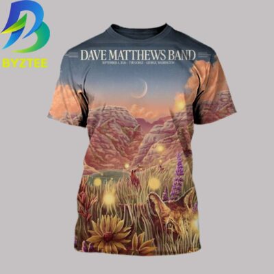 Dave Matthews Band Official Tour 2026 The Gorge George WA Limited Edition Print All Over Print Shirt