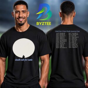 Death Cab For Cutie I Built You A Tower Tour 2027 North Ameircan Tour Dates Two Sided Unisex T-Shirt