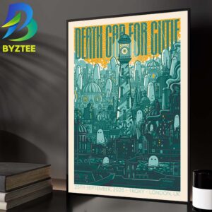 Death Cab For Cutie London UK Event Poster At Troxy In London UK On September 25 2026 Home Decor Poster Canvas