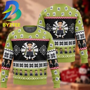 Demon Slayer Chibi Gyomei Himejima Best Gift For Fan Ugly Christmas Sweater
