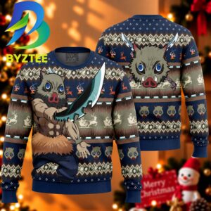 Demon Slayer Inosuke Hashibira V2 Gift For Fan Ugly Christmas Sweater