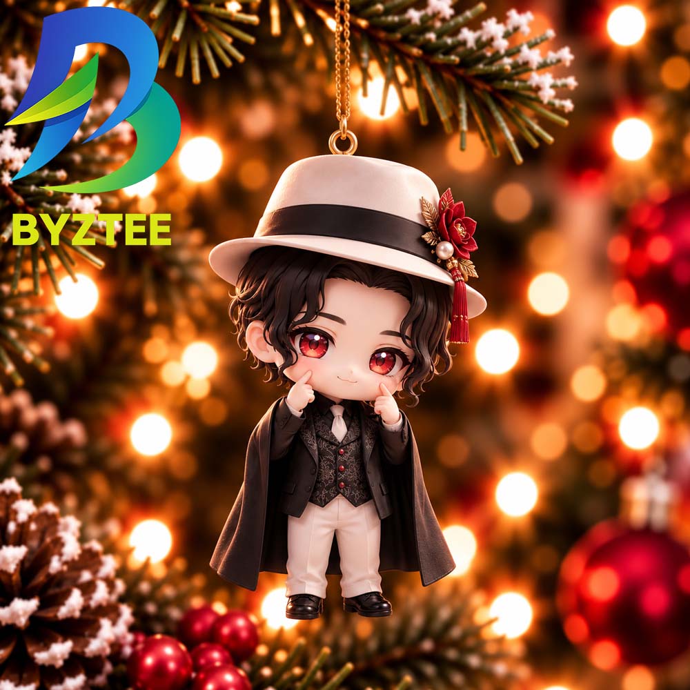 Demon Slayer Kibutsuji Muzan Chibi Best Gift For Fan Christmas Tree Decorations Ornament Demon Slayer Kibutsuji Muzan Chibi Best Gift For Fan Christmas Tree Decorations Ornament