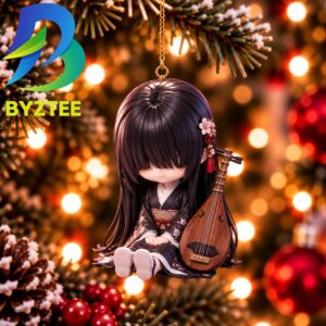 Demon Slayer Nakime Chibi Best Gift For Fan Christmas Tree Decorations Ornament