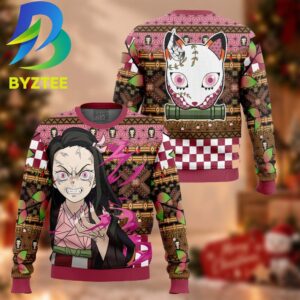 Demon Slayer Nezuko Kamado V2 Gift For Fan Ugly Christmas Sweater