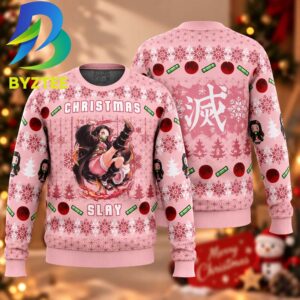 Demon Slayer Nezuko Slay Gift For Christmas Ugly Christmas Sweater
