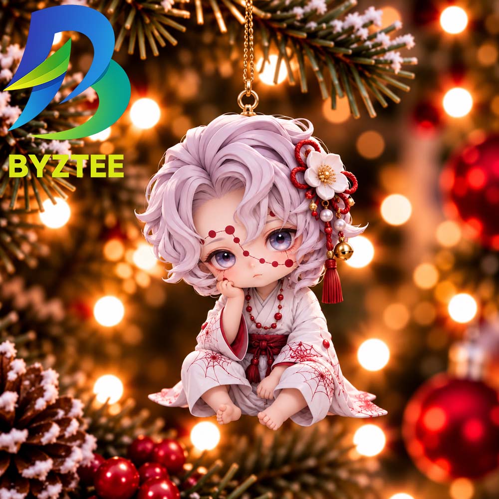 Demon Slayer Rui Chibi Best Gift For Fan Christmas Tree Decorations Ornament Demon Slayer Rui Chibi Best Gift For Fan Christmas Tree Decorations Ornament