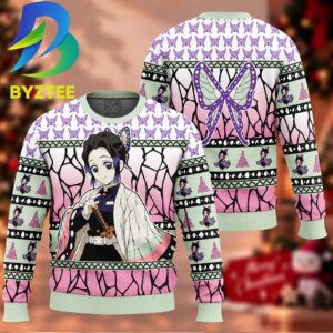 Demon Slayer Shinobu Kocho Gift For Fan Ugly Christmas Sweater