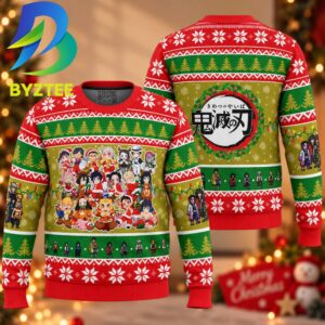 Demon Slayer Squad Demon Slayer Gift For Fan Ugly Christmas Sweater