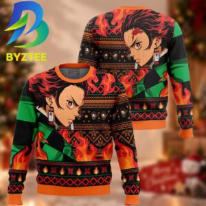 Demon Slayer Tanjiro Kamado V3 Gift For Christmas Ugly Christmas Sweater