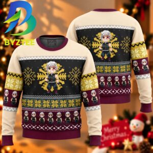 Demon Slayer Tengen Uzui Chibi Gift For Christmas Ugly Christmas Sweater