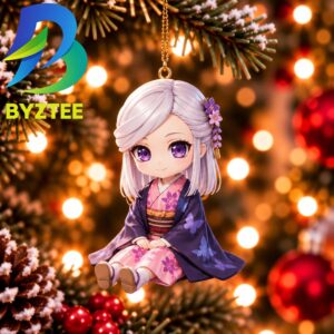 Demon Slayer Ubuyashiki Amane Chibi Best Gift For Fan Christmas Tree Decorations Ornament