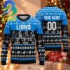 Detroit Lions X NFL Gift For Fan Best Gift For Christmas Ugly Christmas Sweater