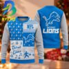 Detroit Lions Walking Abbey Road Best Gift For Fan Ugly Christmas Sweater