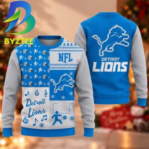 Detroit Lions X NFL Gift For Fan Best Gift For Christmas Ugly Christmas Sweater