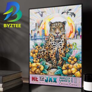 England Patriots Vs Jacksonville Jaguars Week 3 NFL 2026 On September 27 2026 Home Decor Poster Canvas