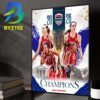 Women’s National Team USA 2026 FIBA Basketball World Cup Champions 2026 Home Decor Poster Canvas