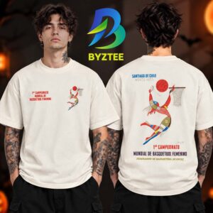 FIBA Women’s Basketball World Cup Merch 2026 Poster Heavyweight Two Sided Unisex T Shirt
