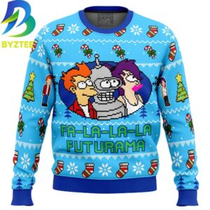 Fa La La La Futurama Ugly Christmas Sweater