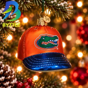 Florida Baseball Cap NCAA Gifts For Fan Christmas Tree Decorations Ornament