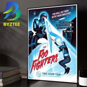 Foo Fighter Edmonton AB Event Poster At Commonwealth Stadium In Edmonton AB On September 17 2026 Home Decor Poster Canvas