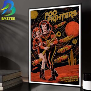 Foo Fighters Vancouver BC Event Poster At BC Place Stadium In Vancouver BC On September 20 2026 Home Decor Poster Canvas