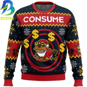 Futurama Hypnotoad Consume Ugly Christmas Sweater