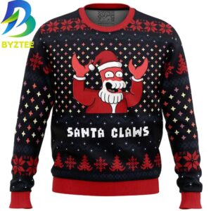 Futurama Xmas Santa Claws Zoidberg Ugly Christmas Sweater