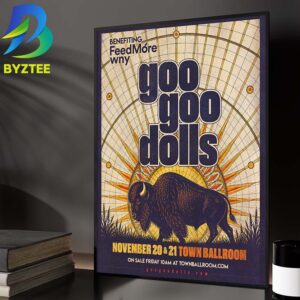 Goo Goo Dolls Buffalo New York Event Poster At Town Ballroom In Buffalo New York On November 20 21 2026 Home Decor Poster Canvas