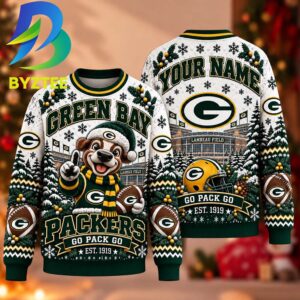 Green Bay Packers x Christmas Gift For Fan Best Gift For Families Ugly Christmas Sweater