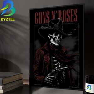 Guns N Roses Arlington TX Event Poster At Globe Life Field In Arlington TX On September 9 2026 Home Decor Poster Canvas