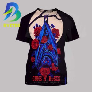Guns N Roses San Antonio TX Event Poster At The Alamodome In San Antonio TX On September 16 2026 All Over Print Shirt