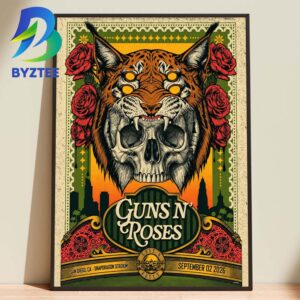 Guns N Roses San Diego Snaporagon Stadium September 02 2026 Home Decor Poster Canvas