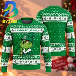 Heineken Make Grinch Happy Best Gifts For Holiday 2026 Christmas Ugly Sweater