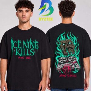 Ice Nine Kills x Evil Dead 2 Merch Necronomikills 2026 Two Sided Unisex T Shirt