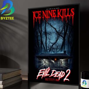 Ice Nine Kills x Evil Dead 2 Resurrection Awaits 2026 Home Decor Poster Canvas