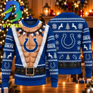 Indianapolis Colts Funny Body 2026 Best Gift For Fan Ugly Christmas Sweater