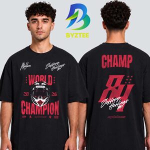Jeffrey Herlings 84 World Champion New Color Same Champ Limited Edition Two Sided Unisex T Shirt