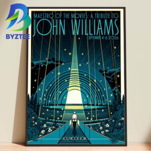 John Williams Maestro Of The Movies September 2026 Home Decor Poster Canvas