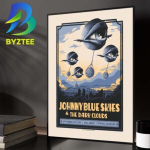 Johnny Blue Skies And The Dark Clouds Denver Colorado Event Poster At Ball Arena In Denver Colorado On September 23 2026 Home Decor Poster Canvas