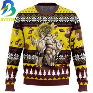 Jojo’s Bizarre Adventure Christmas Dio Brando Ugly Christmas Sweater
