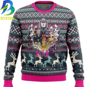 Jojo’s Bizarre Adventure Golden Wind Ugly Christmas Sweater